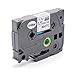 Produktbild vhbw Schrumpfschlauch Kassette schwarz auf weiß 11,7mm passend für Etiketten-Drucker wie Brother AHS-231, HS-231, HS231, HSe-231, HSe231, LMHSe231