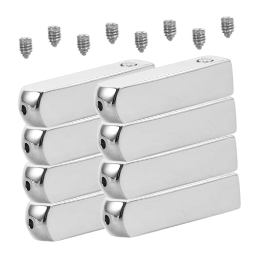 WRITWAA Hoodie Strings Metal Tip 8pcs Square Metal Shoelace Tips for Drawstring Replacement Sturdy and Fashionable for Shoes and Pants