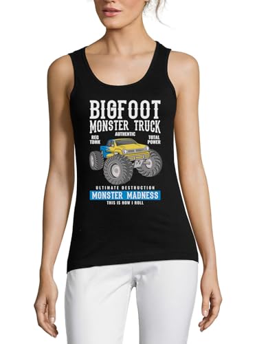 Débardeur en coton femme Bigfoot avec motif imprimé haute résistance Monster Madness