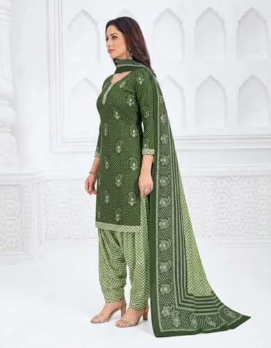 Image of Yashika Unstiched Crepe dress materials | Crepe Salwar Suit for women with dupatta | suit material for women unstitched