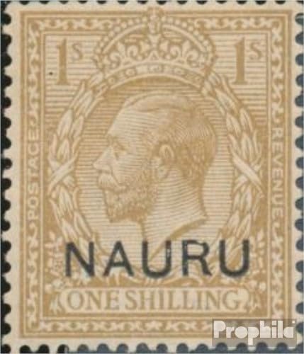 Sello Nauru 11 estampado de 1916 Rey Jorge V Colección Casa Real