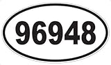 US Decal, Inc. Number 96948 Oval Sticker