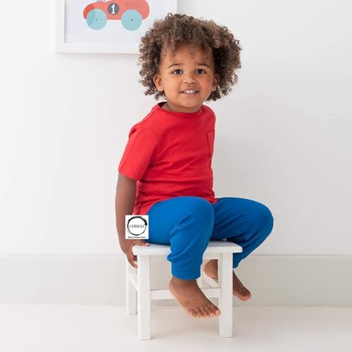 Image of Chirsh Baby Boys & Girls Pyjamas Sleepwear Cotton Pajama Solid Track Pants with Rib | Kids Pyjama | Children Bottom | Child Lowers | Toddler Joggers | Baby Trackpants