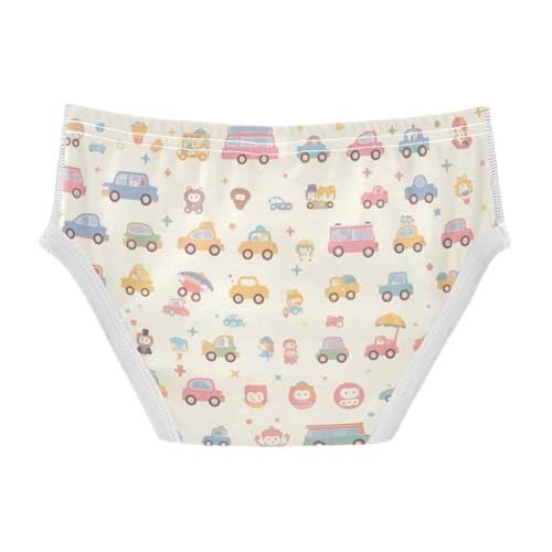 KLL Cartoon Cars Collection Little Boys Cotton Athletic Underwear Cute Undies2