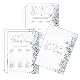 Yerlder What is in Your Phone Bridal Shower Game, Blue Floral Bachelorette Engagement Party Decors for Guests, Hydrangea Wedding Games for Reception, Wildflowers Themed Bridal Shower Gifts -03
