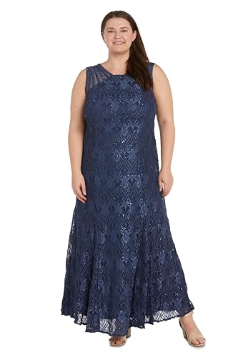 Image of Sleeveless Sequin Lace Mermaid Gown W /Sheer Insets & Strappy Details