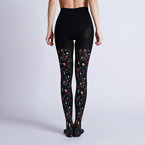 Image of Sahabowi Women Tights, Sheer High Waist Pantyhose, Vintage Control Top Stockings