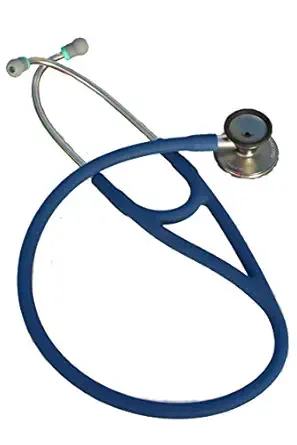 Bell rx, Dual Head with Bell Cardiology Quality Stethoscope, New Design - 771 Blue