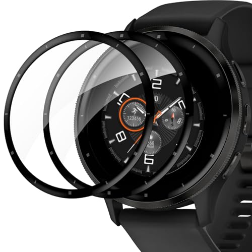 Bodyguard 2 Stück Schutzfolie für Panzerglas für Garmin Venu 3 Ultra-Klar Anti-Kratzer Bläschenfrei Full Coverage Venu 3 Displayschutzfolie Einfache Installation Anti-Schock Anti-Schmutz Glas Folie
