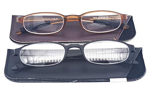 Mcoorn Lightweight Reading Glasses,Flexible(Memory Plastic) Readers For Men And Women #TOP5