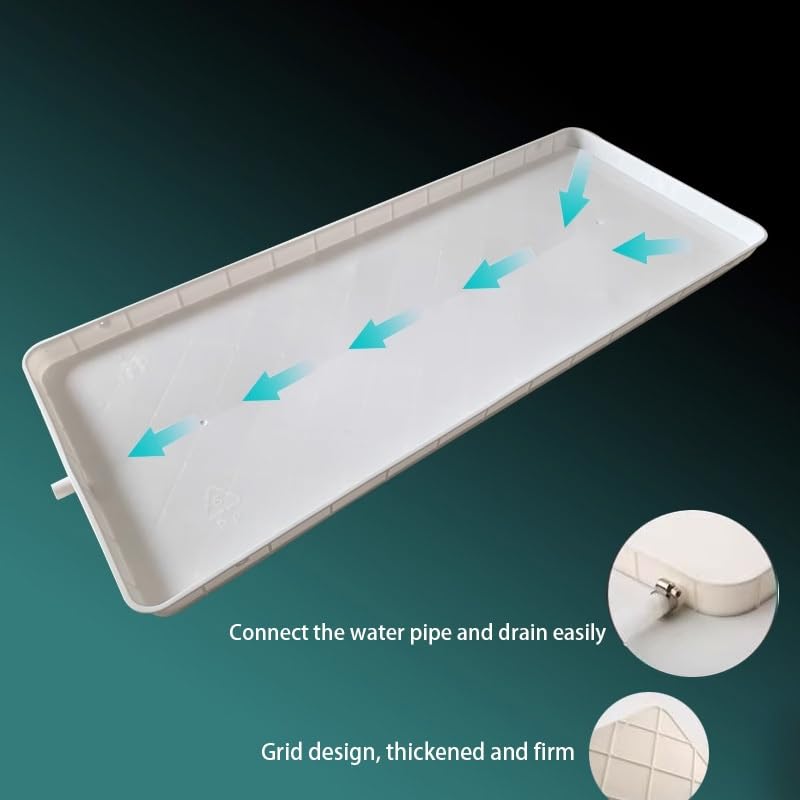 Bac de récupération pour climatiseur portable en acier durable avec kit complet