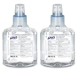 PURELL LTX-12 Advanced Green Certified Hand Sanitizer Foam, Fragrance Free, 1200 mL EcoLogo Certified Sanitizer Refill for PURELL LTX-12 Touch-Free Dispenser (Pack of 2) - 1904-02