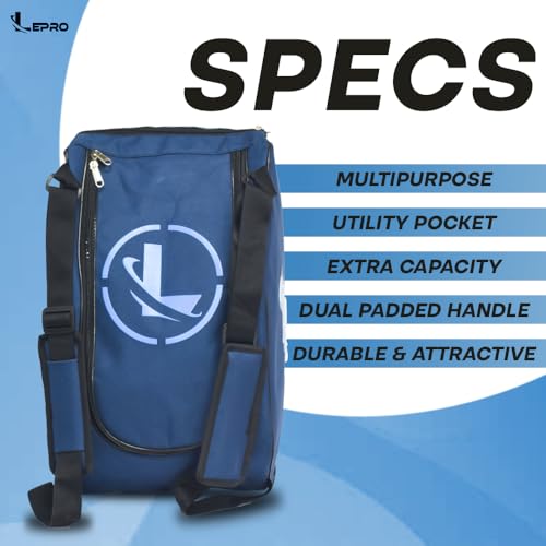 Image of LEPRO Skate Bag | Premium Roller Skate Bag with Adjustable Shoulder Strap for Youth and Adults (Blue)