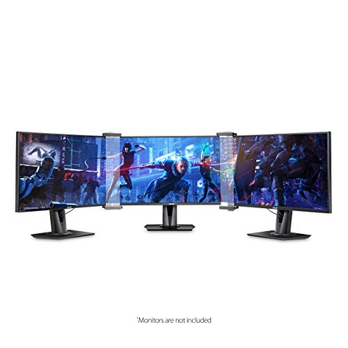 Image of ASUS ABF01 ROG Bezel-Free Kit Universal Multi-Monitor Setup with Optical Micro-Structures Easy Assembly, Clear, (Set of 2)