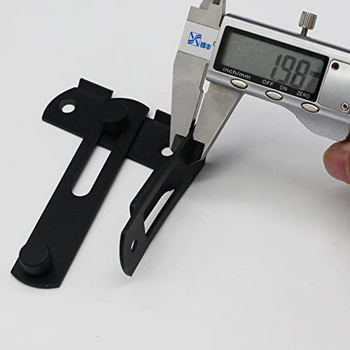 Szhdxsy Stainless Steel Gate Latches Flip Latch Safety Door Bolt Latch Lock,Barn Door Latches，Matte Black #TOP2