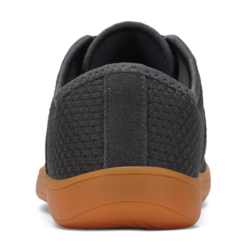 LCGJR Men's Wide Toe Box Shoes Minimalist Barefoot Walking Shoes Extra Wide Width Zero Drop Shoes Lightweight Breathable Sneakers4