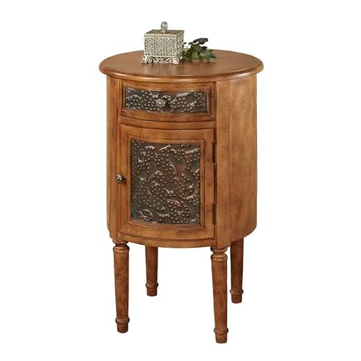 Lombardy Vintage Storage Accent Table