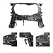 Black Front Subframe Crossmember 62400-2P050 62400-0W500 Compatible with Kia Sorento 3.5L V6/2.4L L4 2011-2013; Fit for Hyundai Santa Fe 3.5L V6/2.4L L4 2010-2012 Front Crossmember