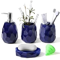 Navy Blue Ceramic 4 Pcs