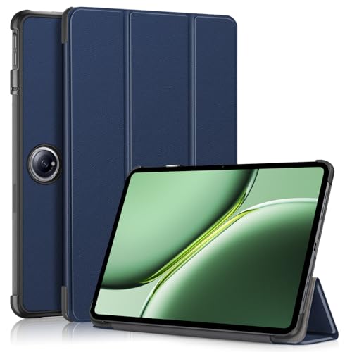 For OnePlus Pad 2 �P�[�X �J�o�[ ����PU ���U�[ ���^ �y�� �O�܂�X�}�[�g �}�O�l�b�g�� �ϏՌ� OnePlus Pad 2 �p �P�[�X(�u���[)