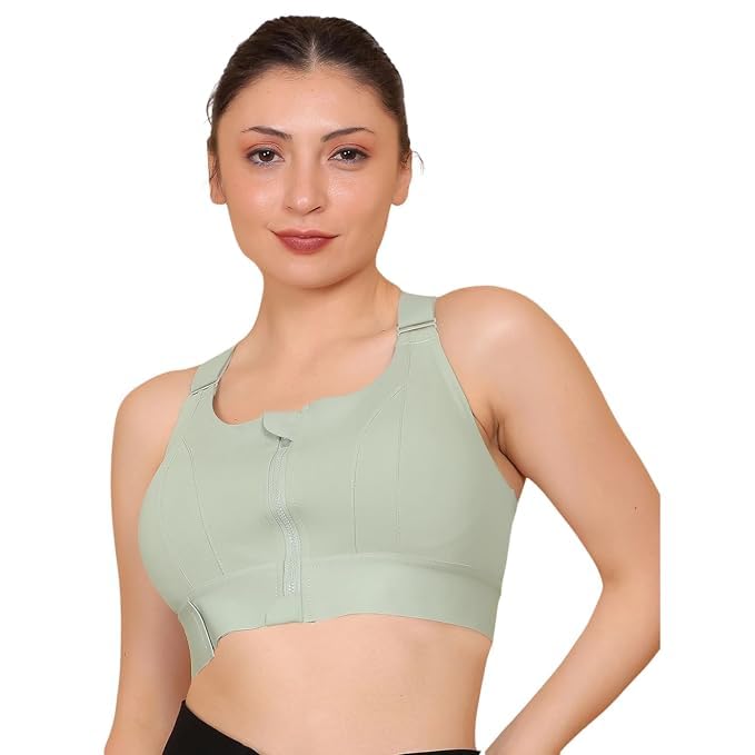 luissa Full Coverage Padded High Impact Sports Bra for Women | Non-Wired Maximum Support Activewear Bra | Breathable Shock Control Workout Bra for Gym Running Yoga Fitness Training Everyday Wear-picture-40
