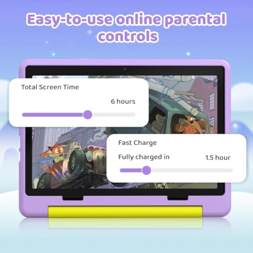 Image of Kids Tablet,Android 16 Tablet for Kids 10 inch with Case,24GB RAM 64GB ROM