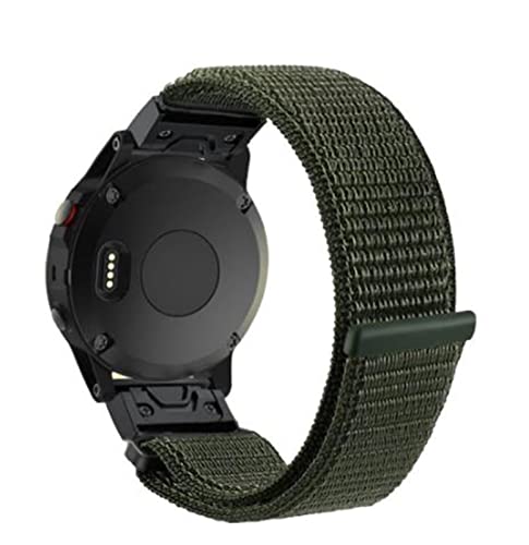 Bracelet nylon 26mm anti-irritation pour montre Garmin Fenix 7X