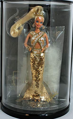 Bob Mackie 1990 Signature Edition Collectors Barbie Doll with Display Case