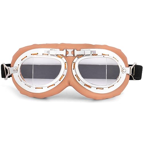 Image of Peicees Vintage Helmet Goggles Motorcycle Goggles Bike Motorcross Pilot Goggle
