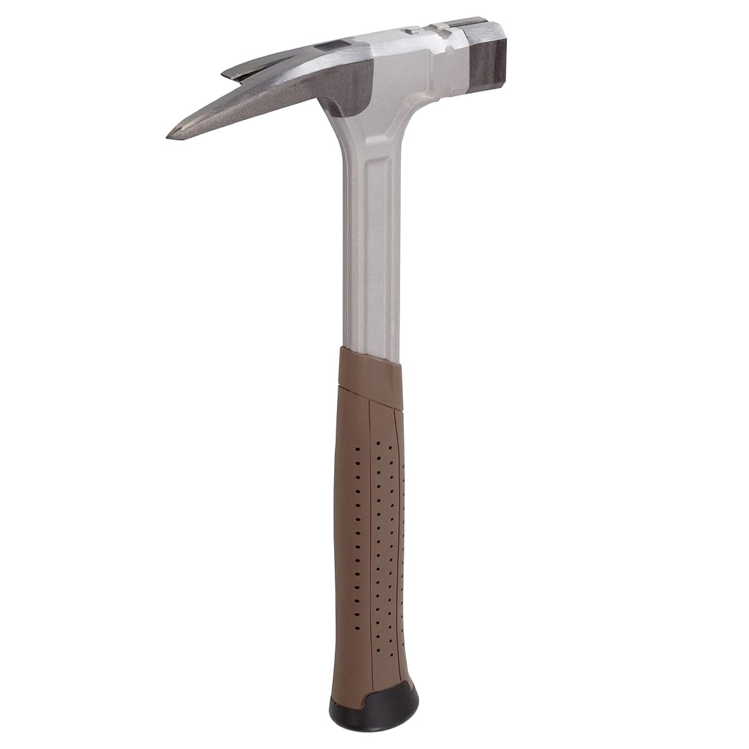 PICARD Latthammer AluTec Nr. 1098 geraut | Robustes Aluminium-Stahl Hybrid | Ergonomischer 2K Griff | Magnetischer Nagelhalter | VPA-zertifiziert | 750g mit Stiel | Made in Germany seit 1857