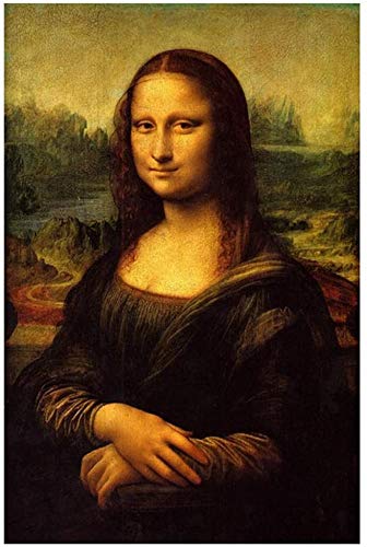 Losmmney 1000 Piece Jigsaw Puzzle, Artwork Mona Lisa by Leonardo da Vinci Large Size Jigsaw Puzzle Toy for Educational Gift Home Decor