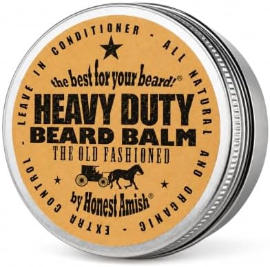 Honest Amish - Heavy Duty Beard Balm - 2 Ounce - Beard Conditioner