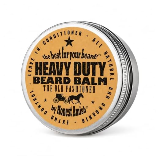 Honest Amish - Heavy Duty Beard Balm - 2 Ounce - Beard Conditioner