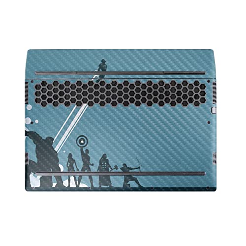 Image of MightySkins Carbon Fiber Skin Compatible with Alienware M17 R5 (2022) Full Wrap Kit - Super Squad | Protective, Durable Textured Carbon Fiber Finish | Easy to Apply & Change Styles | Made in The USA