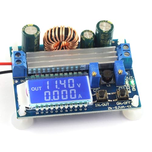 Image of DC-DC Buck Boost Converter Module 5.5-30V 12v to 0.5-30V 5v 24v Adjustable Step Down Up Voltage Regulator Constant Current Voltage 3A 35W Power Supply with LCD Display