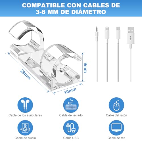 Grapas adhesivas para cables 5 Imagen adicional