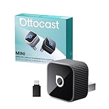 【公式】オットキャスト MINI Slim Ottocast 新型ミニCarPlay Android Auto ワイヤレスUSBカーアダプター ブラック 2025最新 アンドロイドオート＆カープレイ無線化接続adapter 純正有線CarPlay/Android Auto搭載車適合 iPhone＆Androidスマホ用 ナビ 音楽 ハンズフリー通話 メッセージ受送信対応【技適認証取得済み】