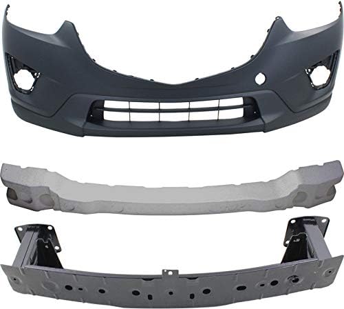 Garage-Pro Kit de cubierta de parachoques compatible con Mazda CX-5 2013-2016 con amortiguador de parachoques y refuerzo delantero