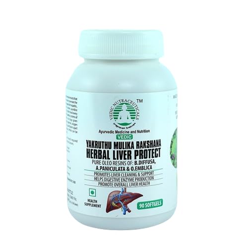 VEDIC NUTRACEUTICALS-Yakruthu Mulika Rakshana 90 Capsules (Herbal Liver Protector) (B0CYX8961F) Amazon Price History, Amazon Price Tracker