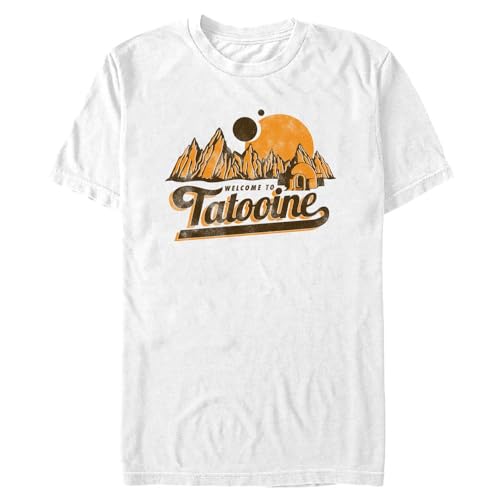 T-shirt Star Wars Tatooine blanc S pour revivre la magie de la saga