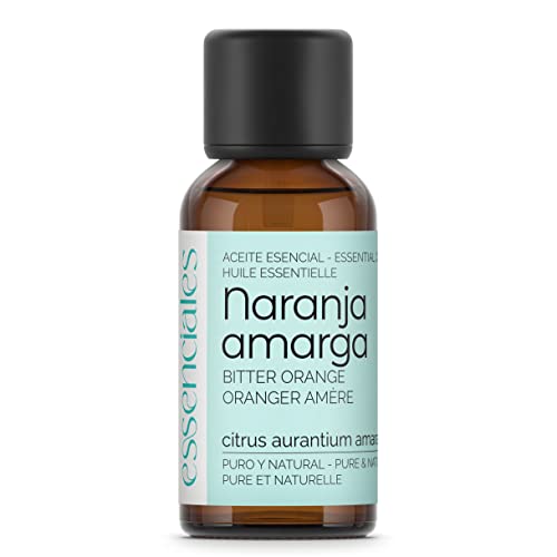 Essenciales - Aceite Esencial de Naranja Amarga, 100% Puro, 30 ml | Aceite Esencial Citrus aurantium amara