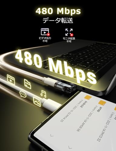 undefined USB-C 変換アダプタ PD240W 540°回転可【2個セット】タイプC 変換アダプタ 急速充電可 データ転送可 片MacBook Pro/Phone15/15 Pro/Galaxy/Google Pixel対応 の商品画像 7