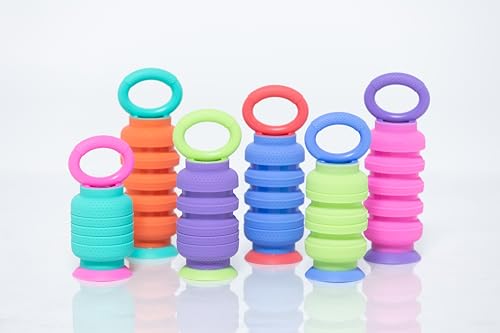 Image of KRUMPLES Fidget Plungy - On-The-Go Fidget Fun, Pack of 6