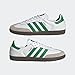 adidas Men's Samba OG FTWR whiteGreen 9.5 US, White/Green/Supplier Colour, Wide