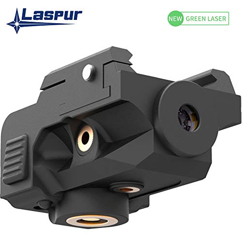 Laspur Tactical Low Profile Sub Compact Picatinny Rail Mount Green Dot Laser Sight