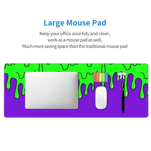 Image of Gaming Mouse Pad Abstract Dripping Design Desk Mat Desk Pad Large Gaming Mouse Pad E-Sports Office Keyboard Pad Computer Mouse Non-Slip Computer Mat Gift for Teen Boyfriend Girlfriend