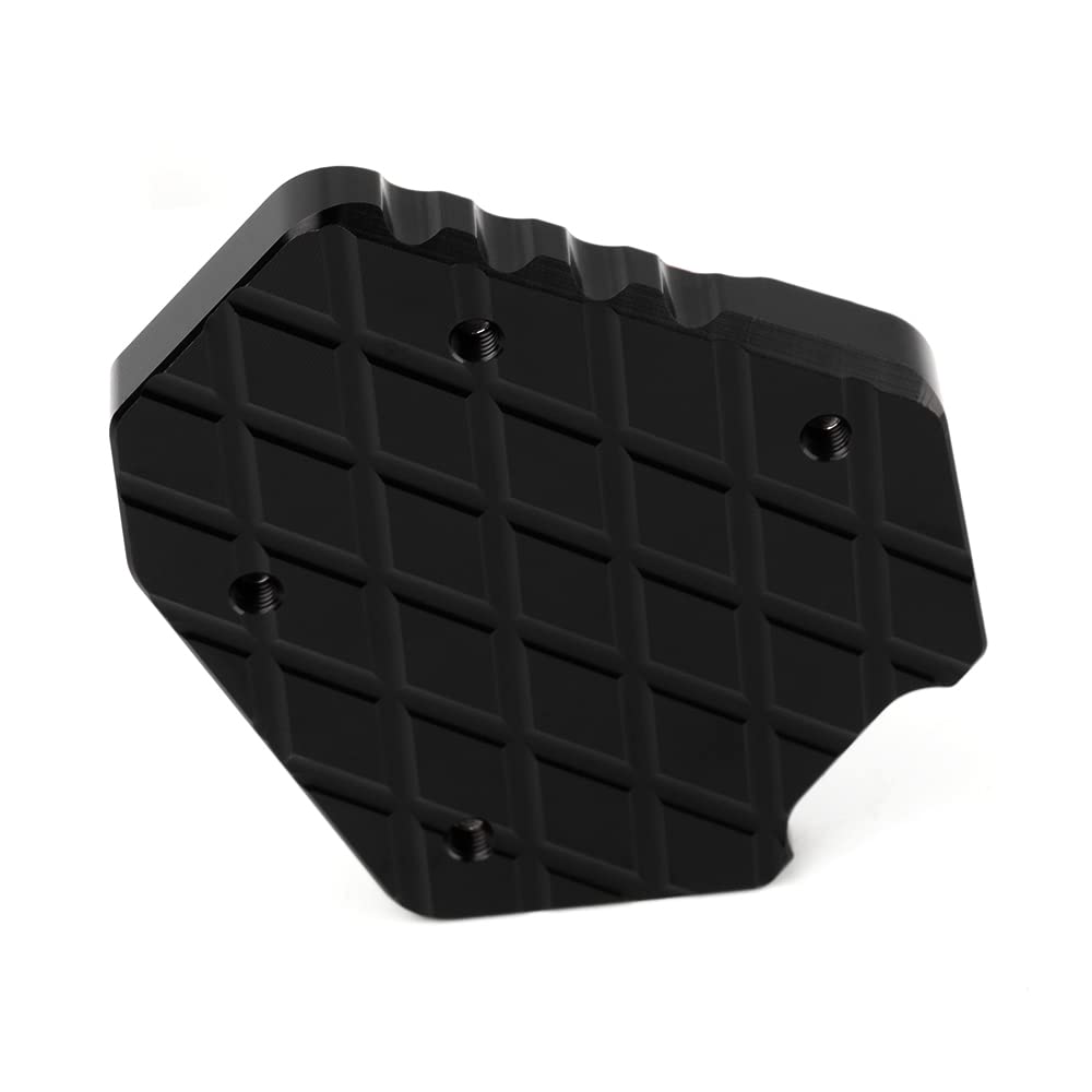 Modeer Per Benelli TRK702 TRK702X 2022-2023 Moto Piedistallo Lato Estensione Pad Supporto Piastra Pedale trk 702x trk 702 Accessori (Nero)