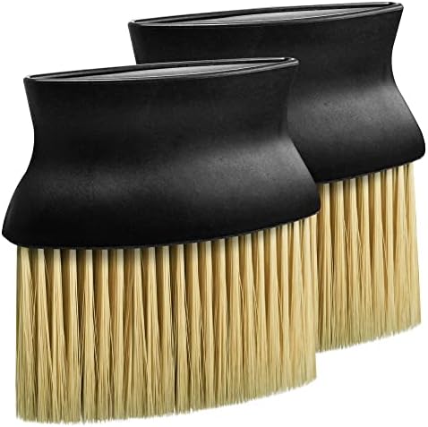AWSL Car Detailing Brush 2 Pack Soft Flexible Long Hair Wide Handle Brushes Auto Interior or Exterior Detail Cleaning Dust Removal Brush