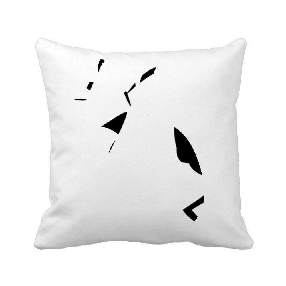 Coussin Egypte Danse Totem carré housse DIY 45x45 cm