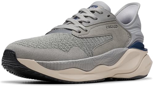 Clarks Men Clarks Pace Grey Textile 11 Wide - image 1